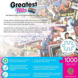 The 80's Greatest Hits Artists 1000 Piece Jigsaw Puzzle MasterPieces (ONLINE ORDER ONLY)