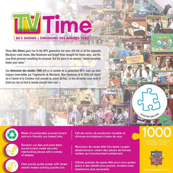 The 80's TV Time 1000 Piece Jigsaw Puzzle MasterPieces (ONLINE ORDER ONLY)