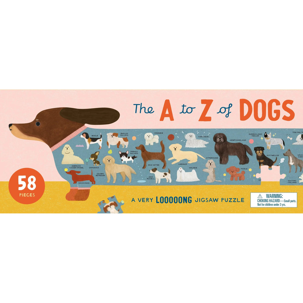 The A-Z of Dogs 58 Piece Jigsaw Puzzle Laurence King (ONLINE ORDER ONLY)