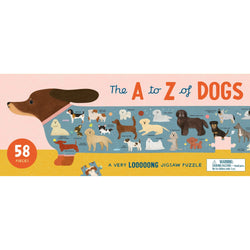 The A-Z of Dogs 58 Piece Jigsaw Puzzle Laurence King (ONLINE ORDER ONLY)