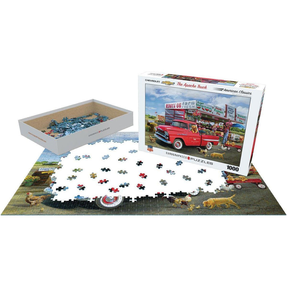 The Apache Truck Chevrolet 1000 Piece Jigsaw Puzzle Eurographics (ONLINE ORDER ONLY)