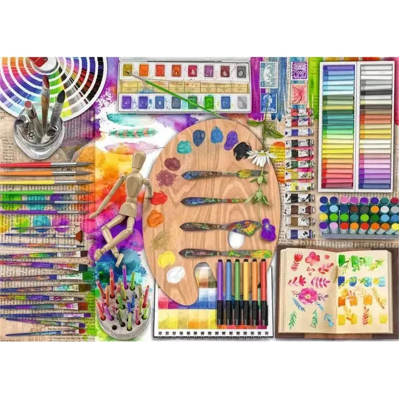 The Artist's Palette 500 Large Piece Jigsaw Puzzle Ravensburger (ONLINE ORDER ONLY)