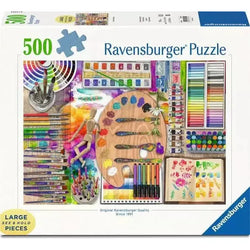 The Artist's Palette 500 Large Piece Jigsaw Puzzle Ravensburger (ONLINE ORDER ONLY)