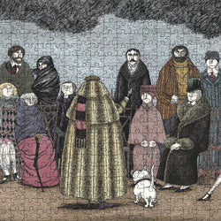 The Awdrey-Gore Legacy by Edward Gorey 500 Piece Jigsaw Puzzle Pomegranate (ONLINE ORDER ONLY)