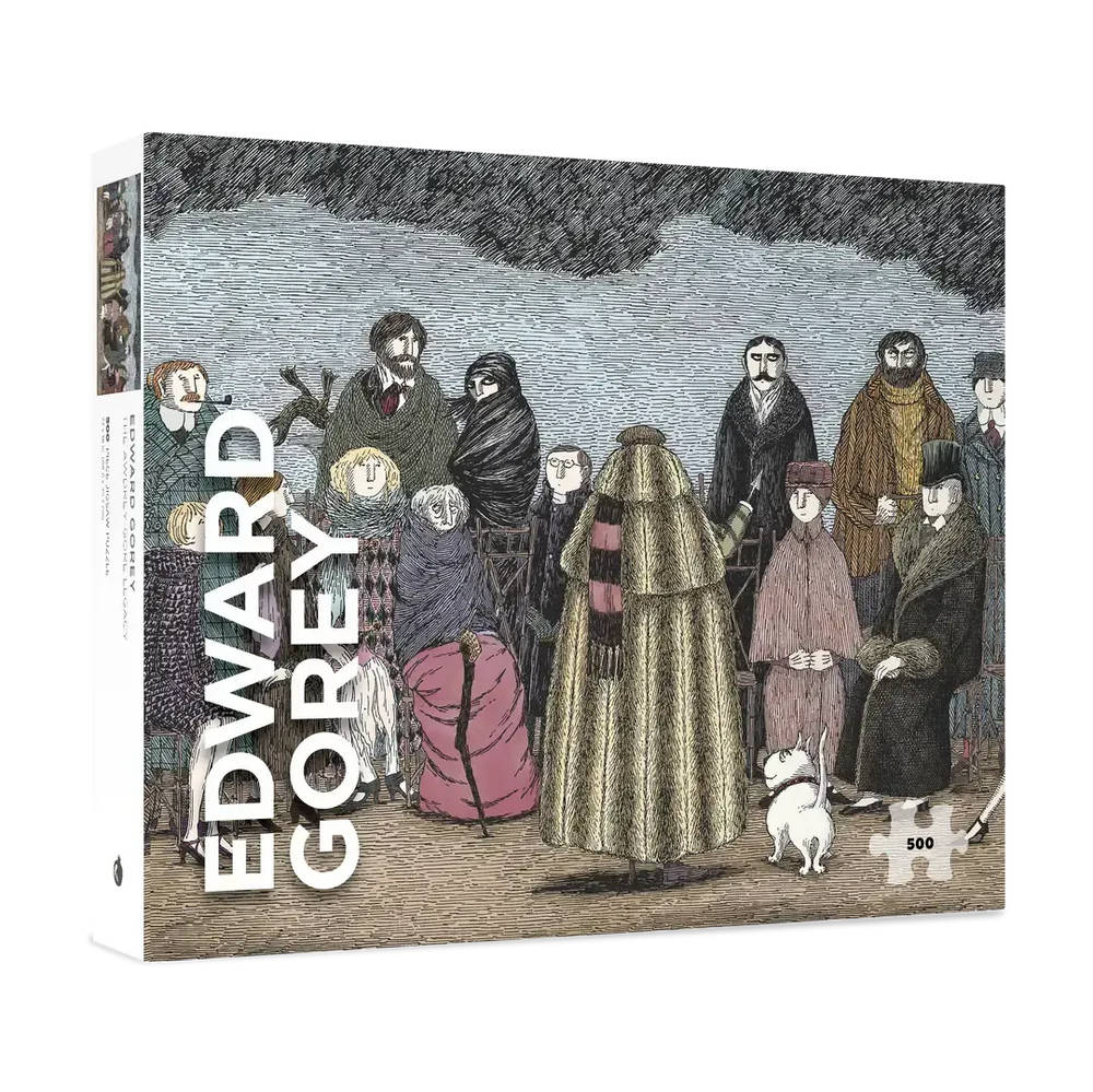 The Awdrey-Gore Legacy by Edward Gorey 500 Piece Jigsaw Puzzle Pomegranate (ONLINE ORDER ONLY)