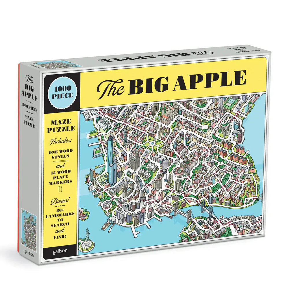 The Big Apple Maze 1000 Piece Jigsaw Puzzle Galison (ONLINE ORDER ONLY)