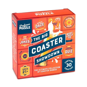 The Big Coaster Showdown- Fun Drinking Game - Professor Puzzle (ONLINE ORDER ONLY)