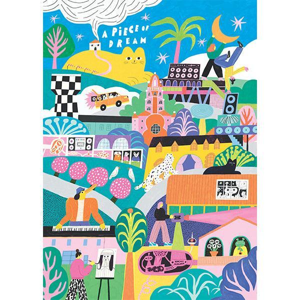 The Big Yellow Cat 1000 Piece Jigsaw Puzzle Holiyay (ONLINE ORDER ONLY)