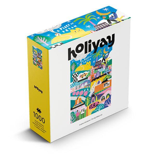 The Big Yellow Cat 1000 Piece Jigsaw Puzzle Holiyay (ONLINE ORDER ONLY)