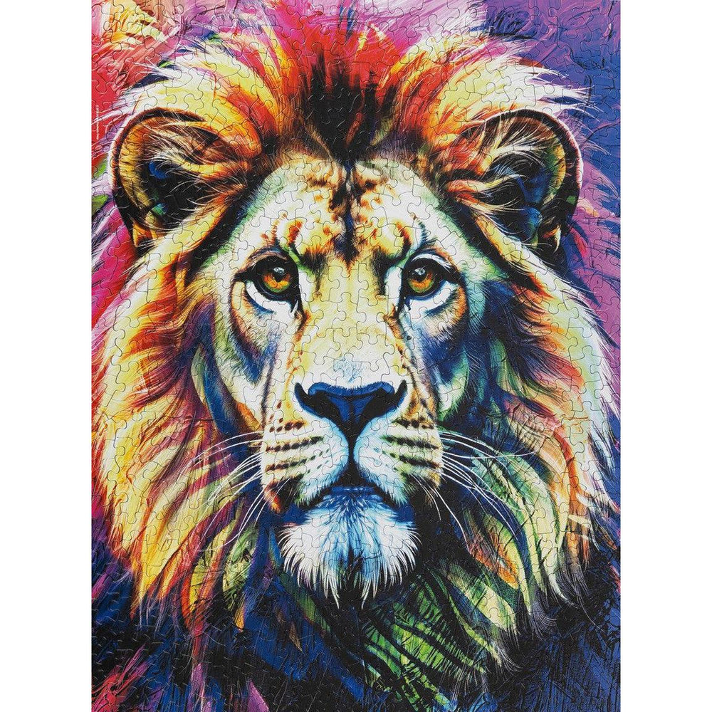 The Brave Colors of a Lion 500 Piece Jigsaw Puzzle Springbok (ONLINE ORDER ONLY)