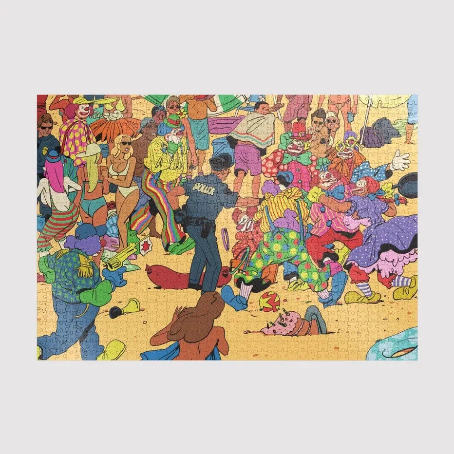 The Circus Is in Town By Bastien Vivès 1000 Piece LE Jigsaw Puzzle Sulo (ONLINE ORDER ONLY)