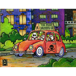 The Dead's Drivers Ed by Andrew Maynard 1000 Piece Jigsaw Puzzle Bridgetown (ONLINE ORDER ONLY)
