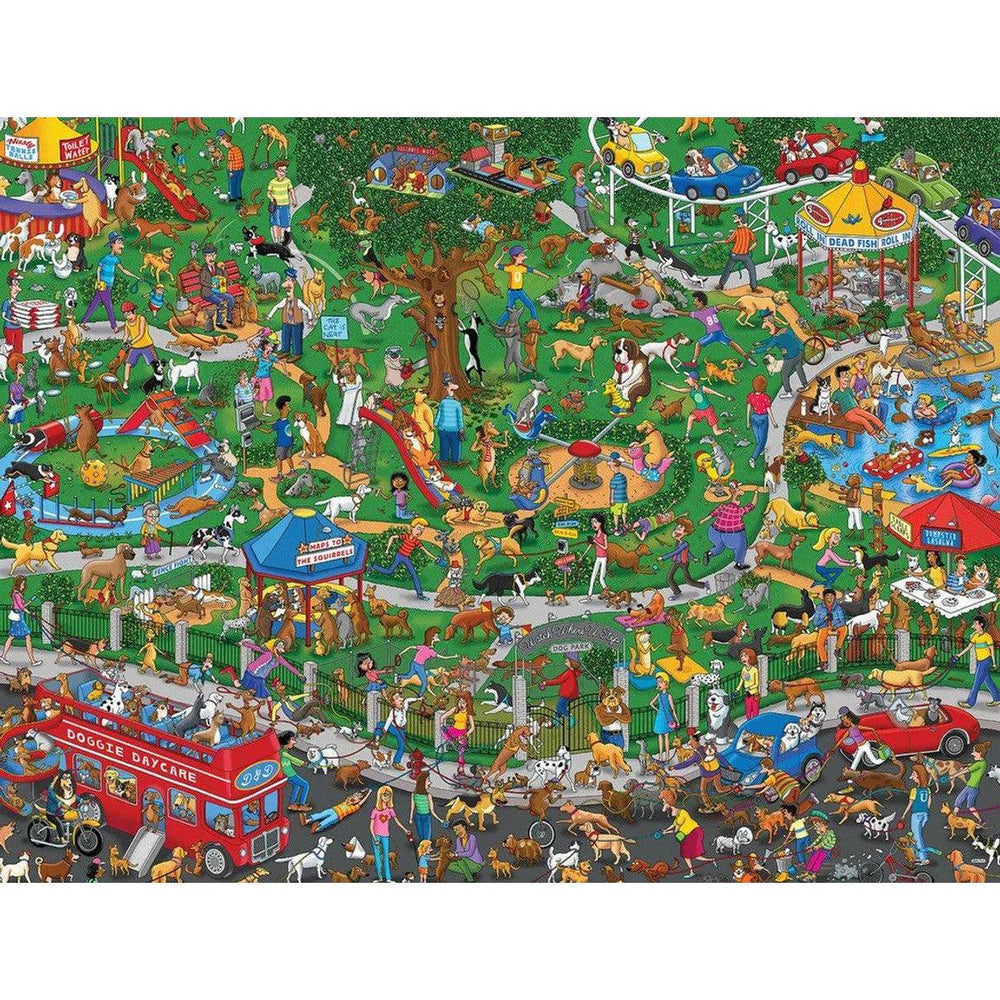 The Dog Park 500 Piece Jigsaw Puzzle Springbok (ONLINE ORDER ONLY)