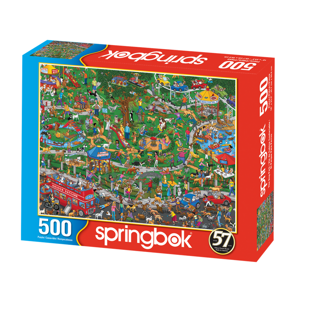 The Dog Park 500 Piece Jigsaw Puzzle Springbok (ONLINE ORDER ONLY)