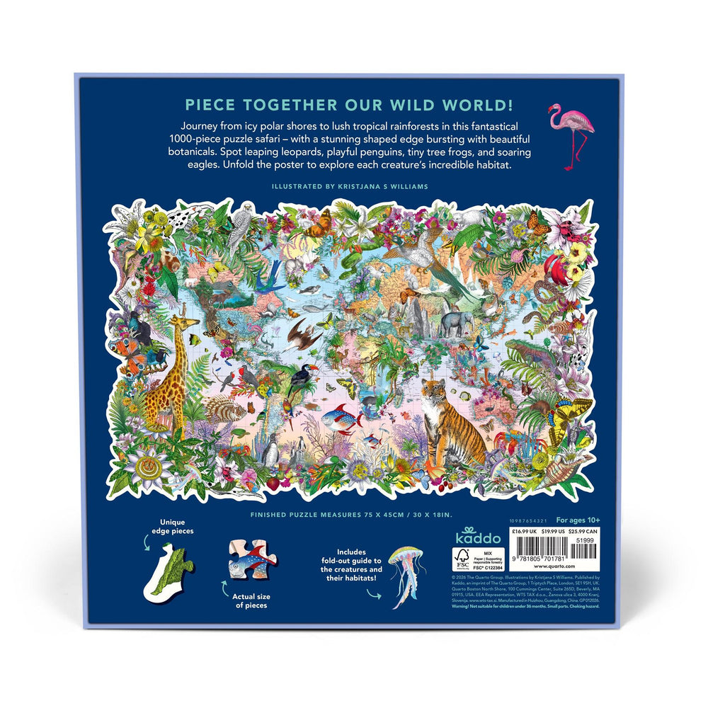 The Fantastical Safari 1000 Piece Jigsaw Puzzle Kadoo (ONLINE ORDER ONLY)