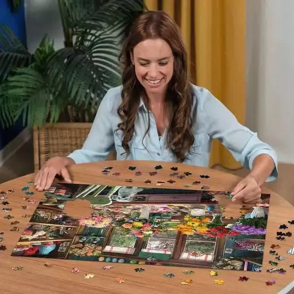 The Flower Arranger's Shed "No. 13 My Haven" 1000 Piece Jigsaw Puzzle Ravensburger (ONLINE ORDER ONLY)