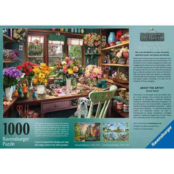 The Flower Arranger's Shed "No. 13 My Haven" 1000 Piece Jigsaw Puzzle Ravensburger (ONLINE ORDER ONLY)