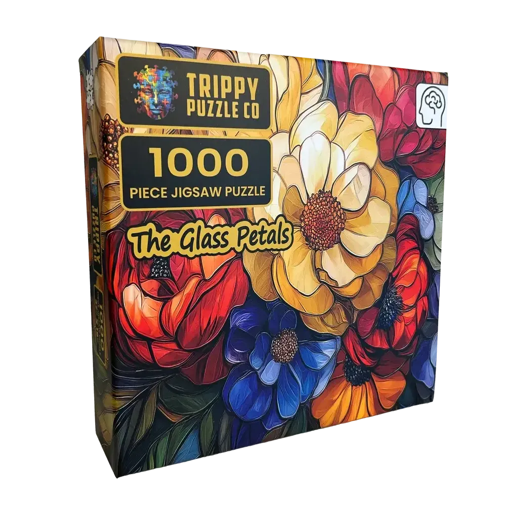 The Glass Petals 1000 Piece Jigsaw Puzzle Trippy (ONLINE ORDER ONLY)