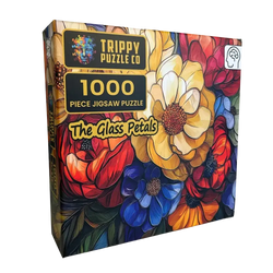 The Glass Petals 1000 Piece Jigsaw Puzzle Trippy (ONLINE ORDER ONLY)