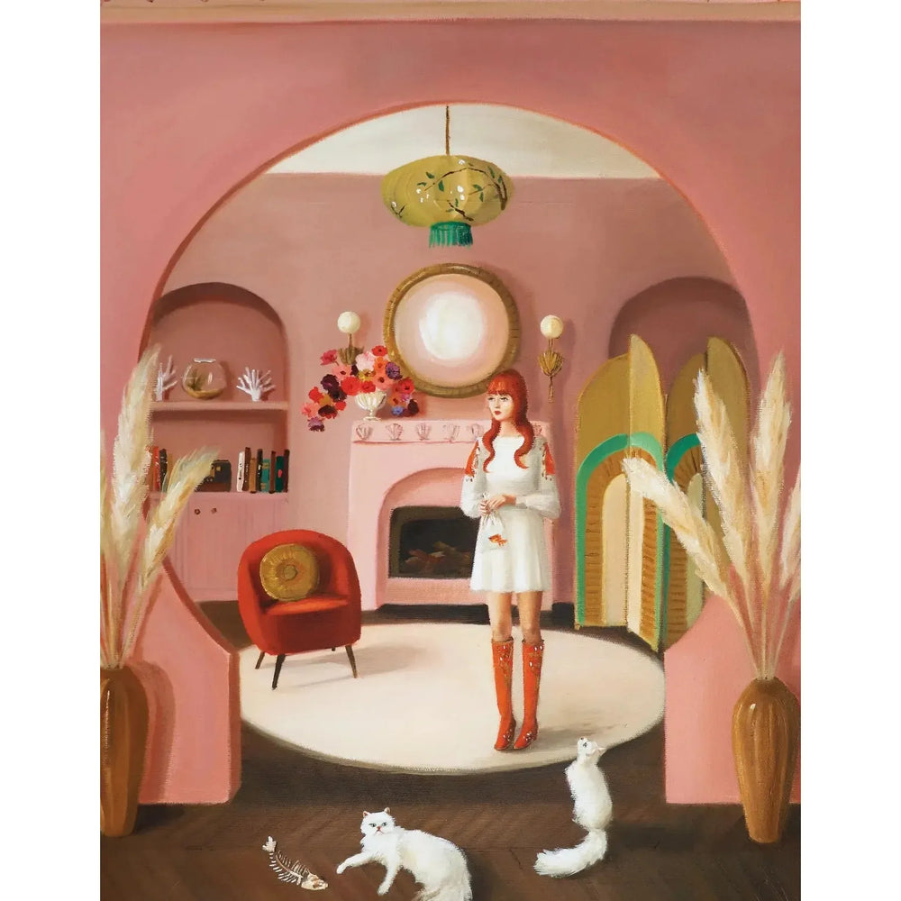 The Goldfish Bowl by Janet Hill 100 Piece Mini Jigsaw Puzzle NYPC (ONLINE ORDER ONLY)