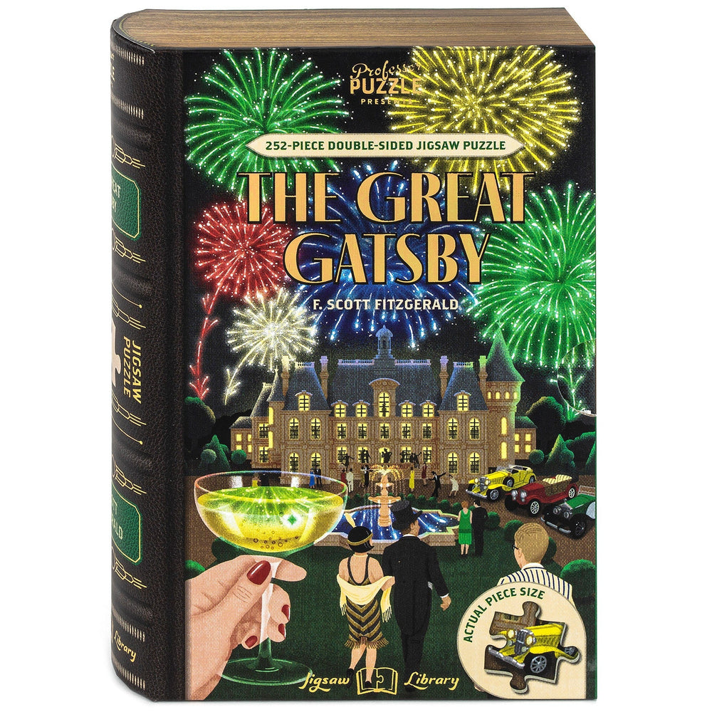 The Great Gatsby Double-Sided 252 Piece Jigsaw Puzzle Professor Puzzle (ONLINE ORDER ONLY)