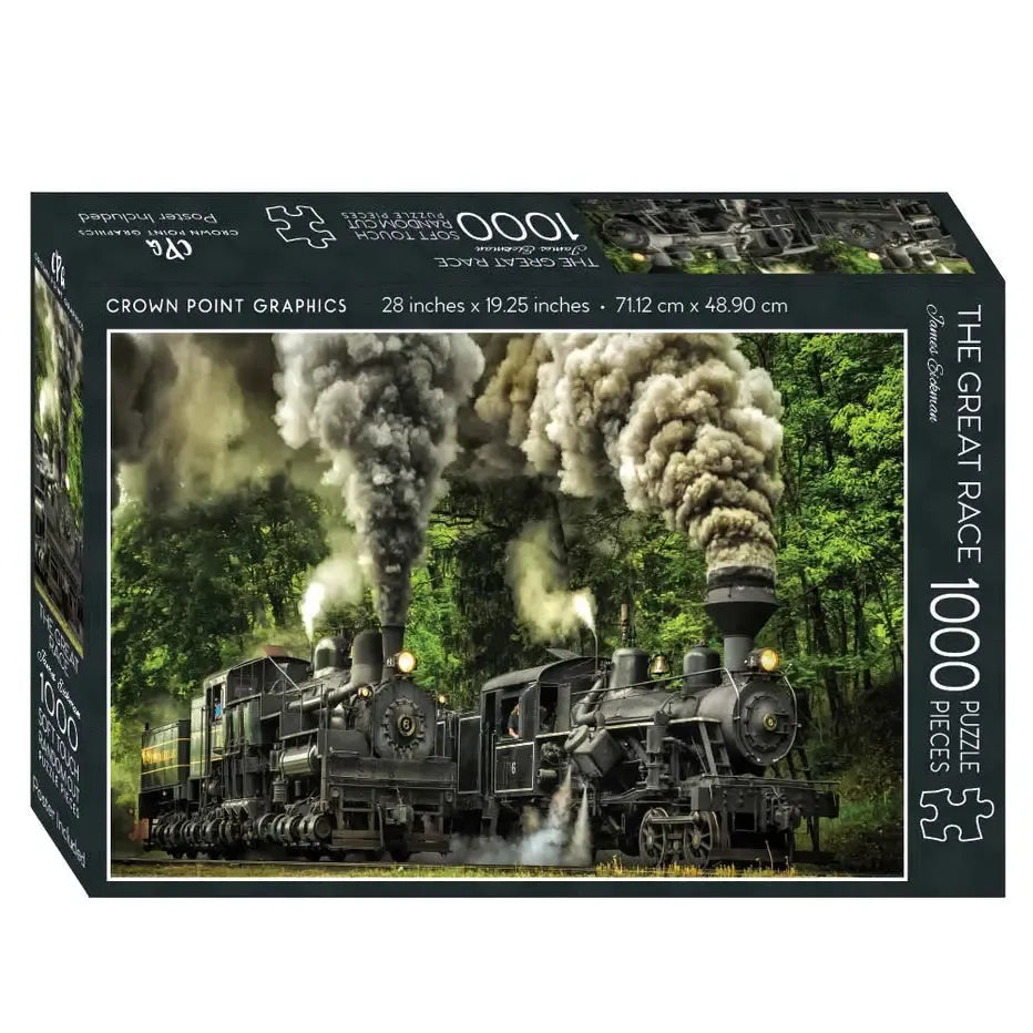 The Great Race 1000 Piece Soft Touch Jigsaw Puzzle Crown Point (ONLINE ORDER ONLY)