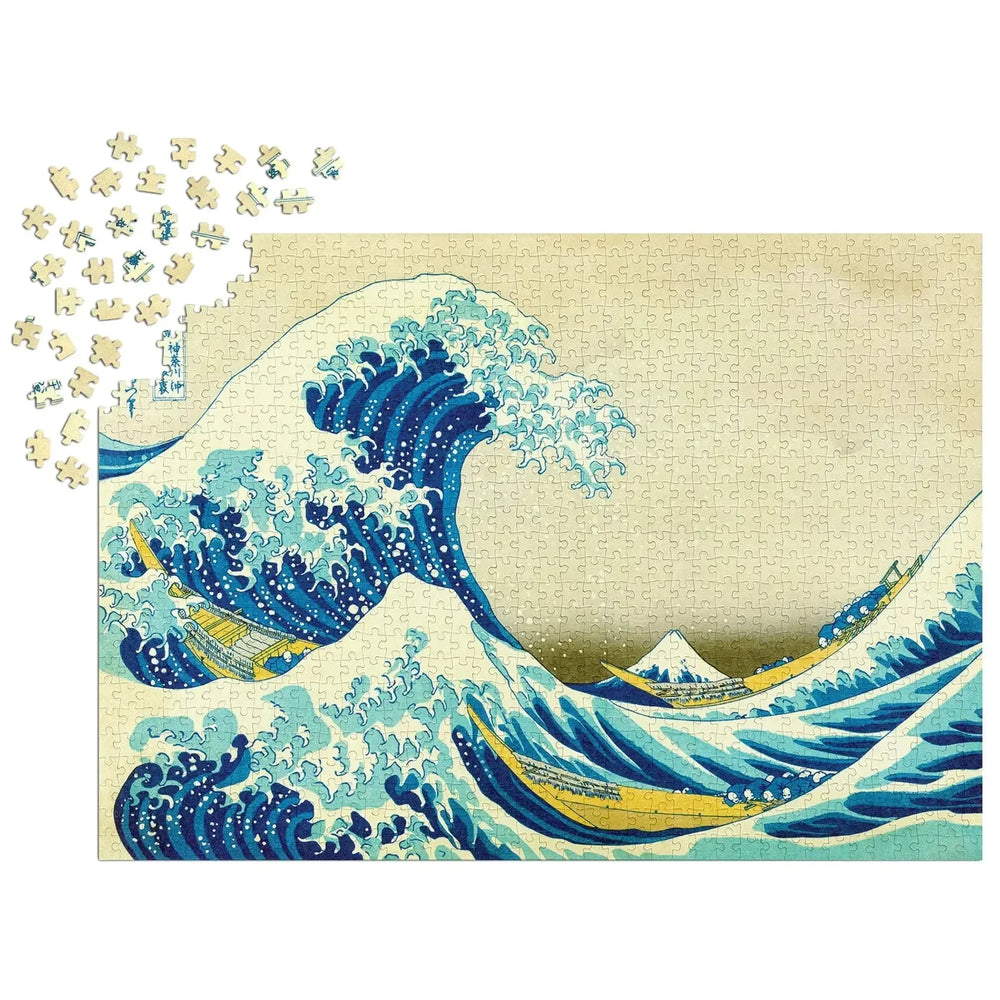 The Great Wave off Kanagawa by Hokusai 1000 Piece Jigsaw Puzzle Enjoy (ONLINE ORDER ONLY)