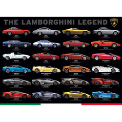The Lamborghini Legend 1000 Piece Jigsaw Puzzle Eurographics (ONLINE ORDER ONLY)
