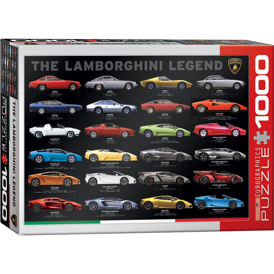The Lamborghini Legend 1000 Piece Jigsaw Puzzle Eurographics (ONLINE ORDER ONLY)