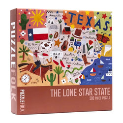 The Lone Star State 500 Piece Jigsaw Puzzle PuzzleFolk (ONLINE ORDER ONLY)
