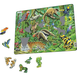 The Lush South American Rainforest 70 Piece Tray Jigsaw Puzzle Larsen (ONLINE ORDER ONLY)