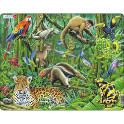 The Lush South American Rainforest 70 Piece Tray Jigsaw Puzzle Larsen (ONLINE ORDER ONLY)