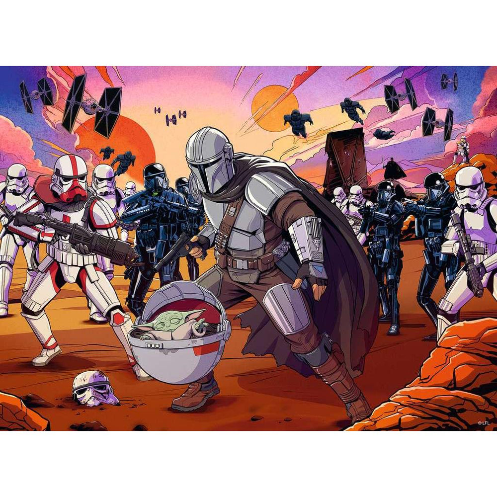 The Mandalorian Face Off 200 Piece Jigsaw Puzzle Ravensburger (ONLINE ORDER ONLY)