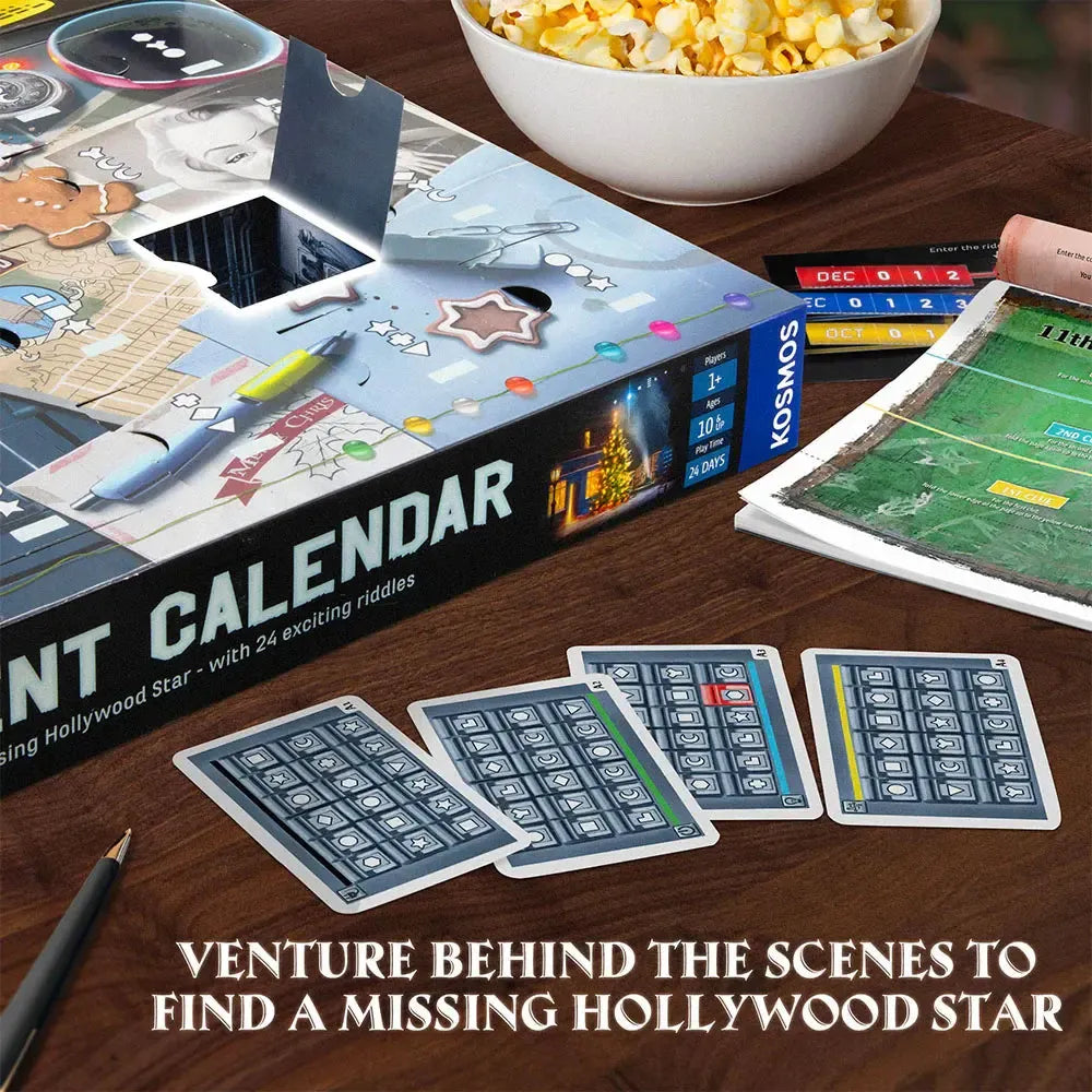 The Missing Hollywood Star Advent Calendar - Exit the Escape Room Game - Kosmos (ONLINE ORDER ONLY)