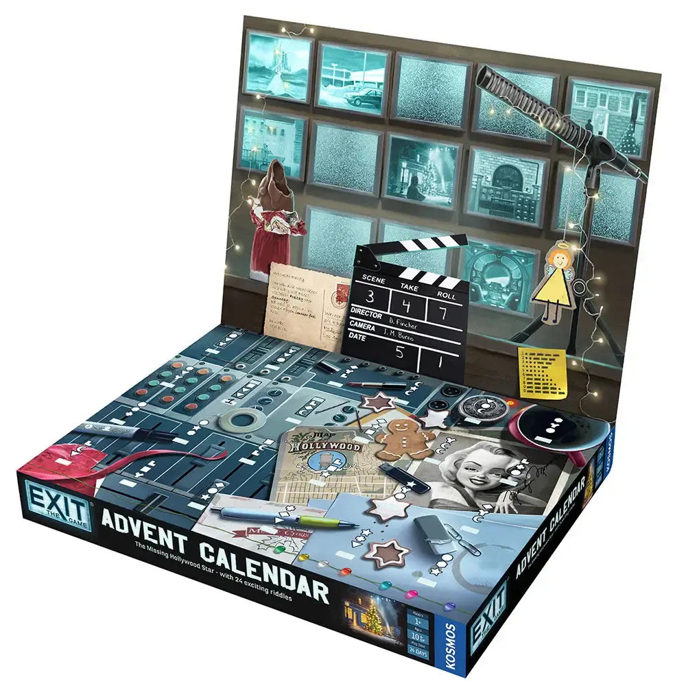 The Missing Hollywood Star Advent Calendar - Exit the Escape Room Game - Kosmos (ONLINE ORDER ONLY)