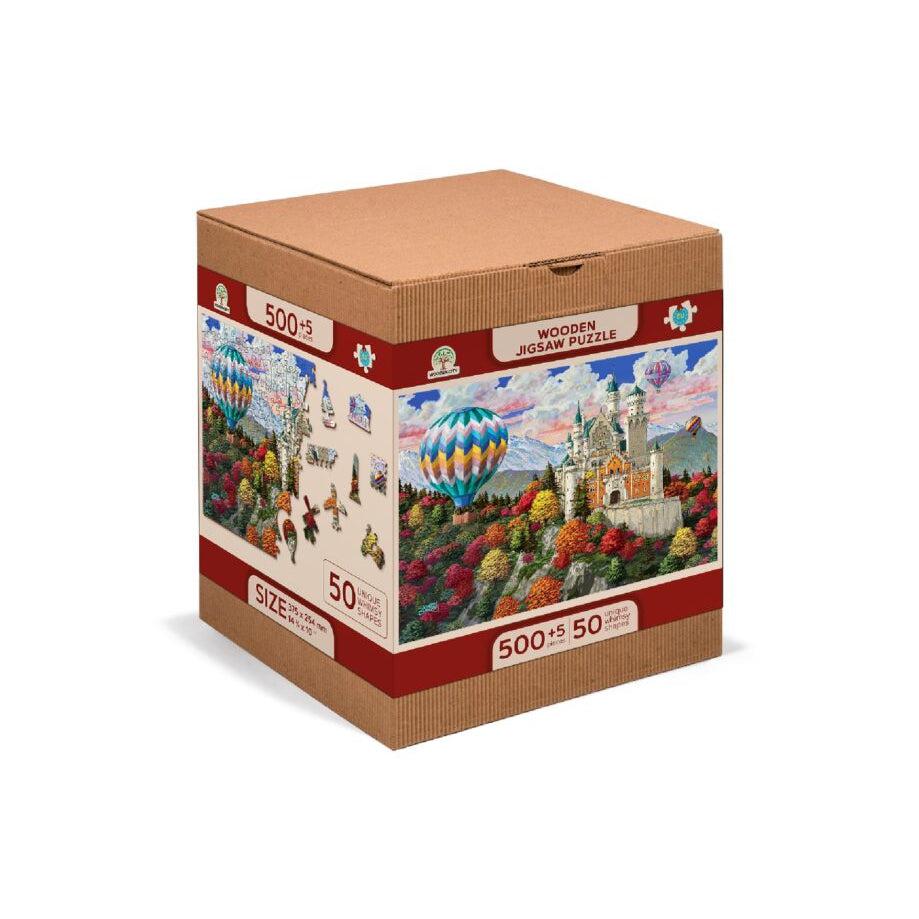 The Neuschwanstein Castle 505 Piece Wood Jigsaw Puzzle Wooden City (ONLINE ORDER ONLY)