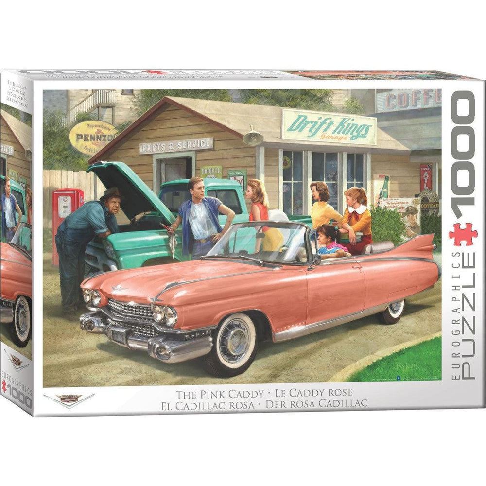 The Pink Caddy 1000 Piece Jigsaw Puzzle Eurographics (ONLINE ORDER ONLY)
