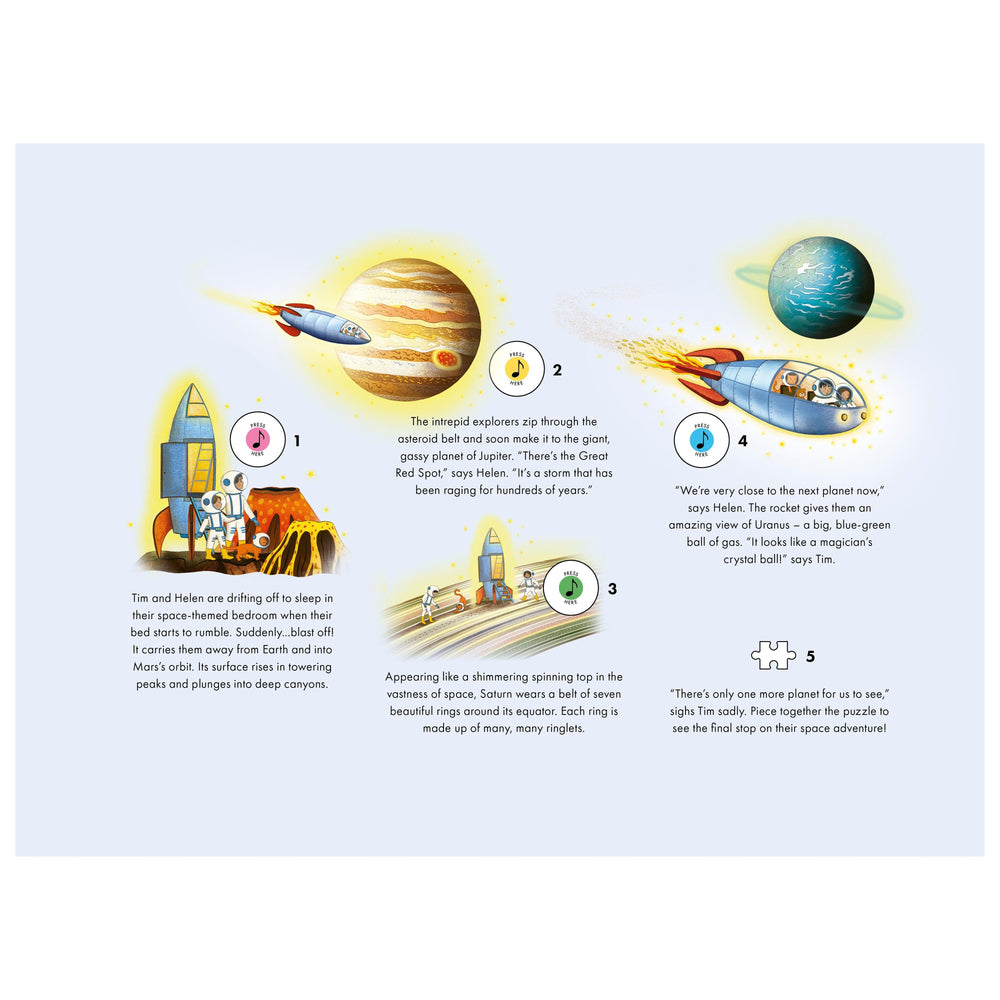 The Planets 48 Piece Musical Jigsaw Puzzle Kaddo (ONLINE ORDER ONLY)