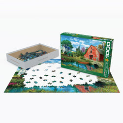 The Red Barn 1000 Piece Jigsaw Puzzle Eurographics (ONLINE ORDER ONLY)