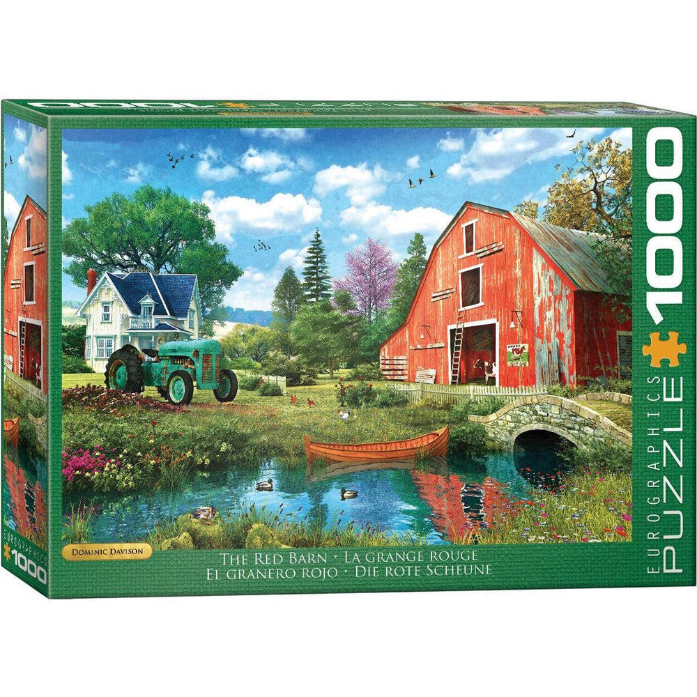 The Red Barn 1000 Piece Jigsaw Puzzle Eurographics (ONLINE ORDER ONLY)