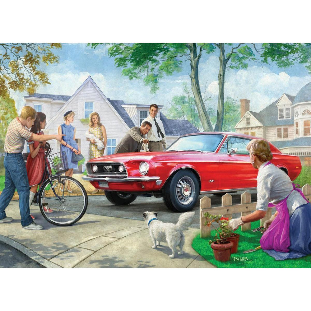 The Red Pony Ford Mustang 1000 Piece Jigsaw Puzzle Eurographics (ONLINE ORDER ONLY)