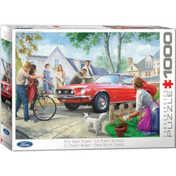 The Red Pony Ford Mustang 1000 Piece Jigsaw Puzzle Eurographics (ONLINE ORDER ONLY)