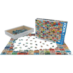 The VW Groovy Bus 1000 Piece Jigsaw Puzzle Eurographics (ONLINE ORDER ONLY)