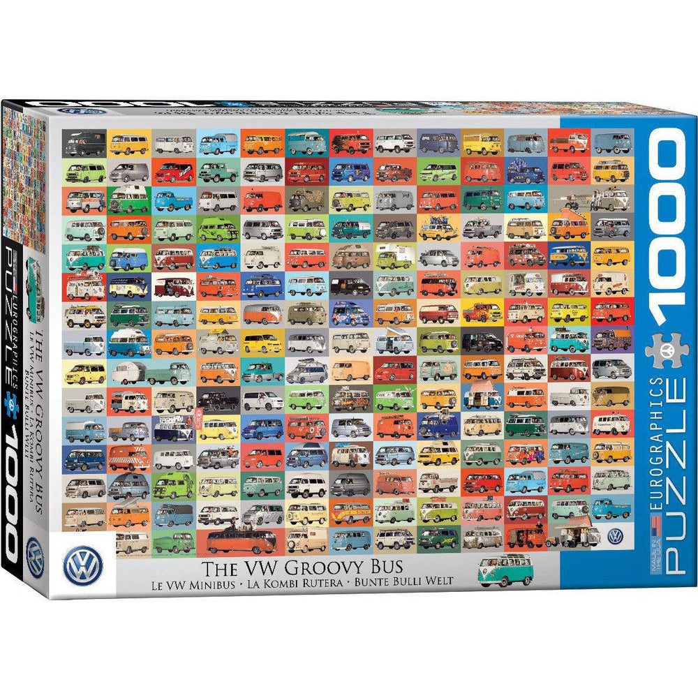 The VW Groovy Bus 1000 Piece Jigsaw Puzzle Eurographics (ONLINE ORDER ONLY)