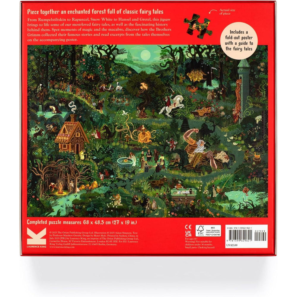 The World of Grimms' Fairy Tales 1000 Piece Jigsaw Puzzle Laurence King (ONLINE ORDER ONLY)