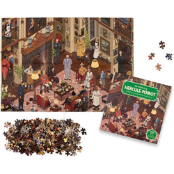 The World of Hercule Poirot 1000 Piece Jigsaw Puzzle Laurence King (ONLINE ORDER ONLY)