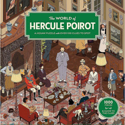 The World of Hercule Poirot 1000 Piece Jigsaw Puzzle Laurence King (ONLINE ORDER ONLY)