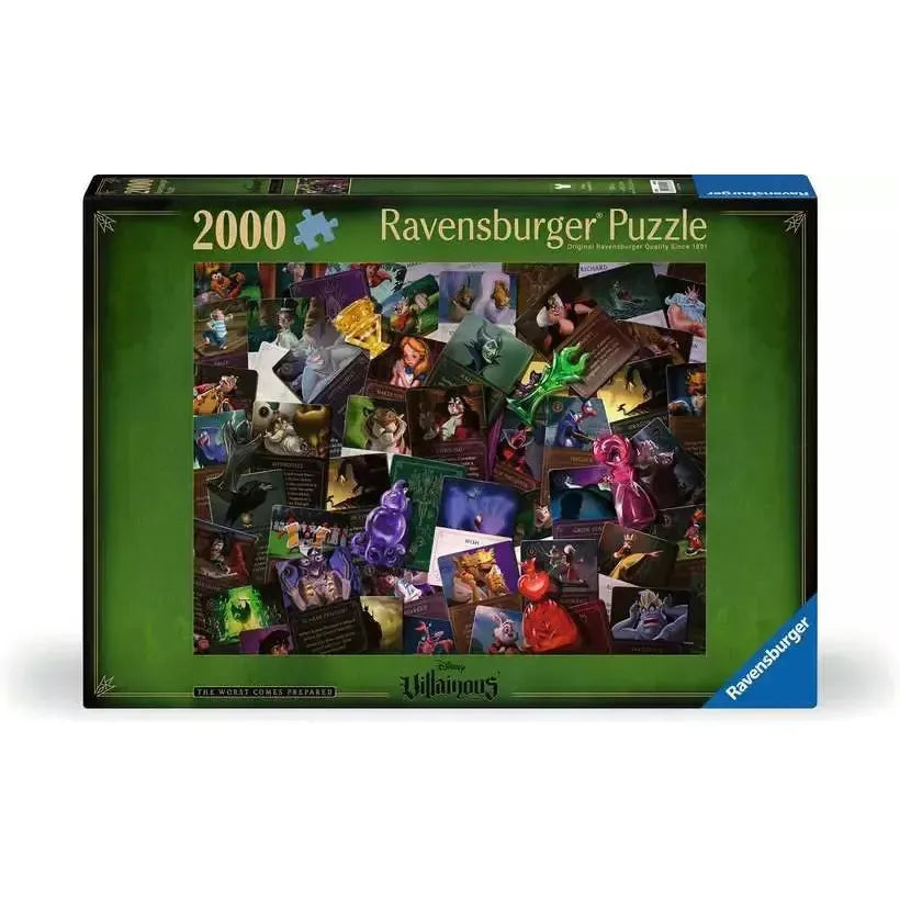 The Worst Comes Prepared Disney Villainous 2000 Piece Jigsaw Puzzle Ravensburger (ONLINE ORDER ONLY)