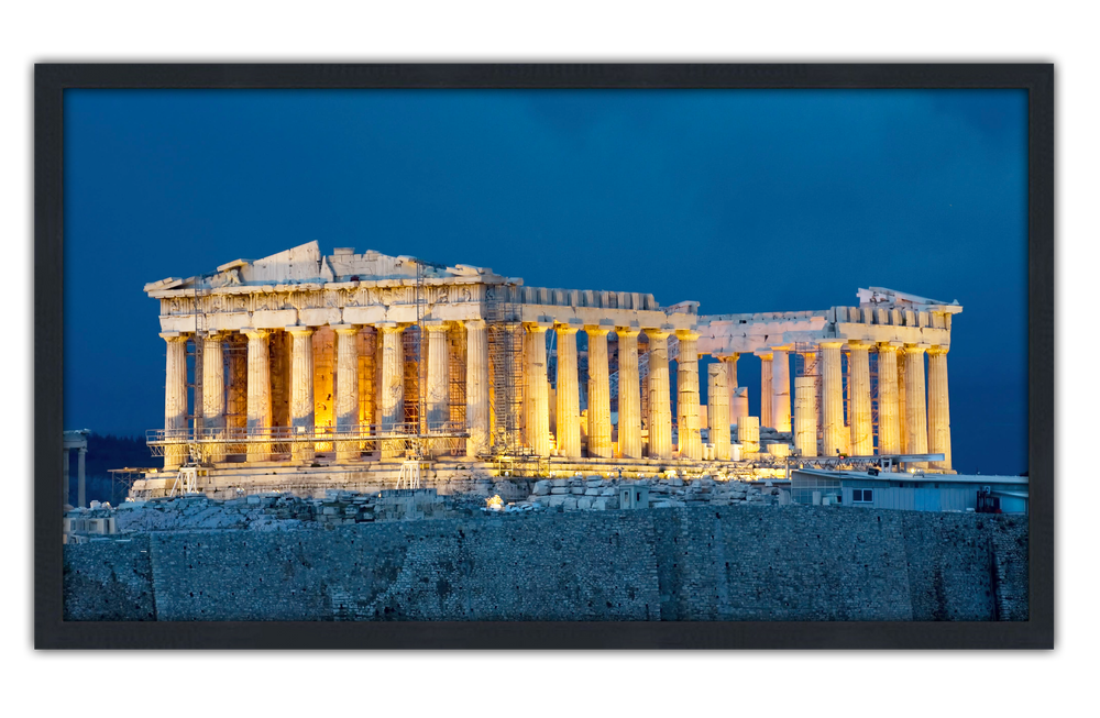Professionally Framed The Acropolis Athens Greece High-Resolution Panoramic Photo 12x22 Wall Art (ONLINE ORDER ONLY)
