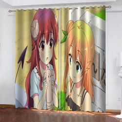 The Demon Girl Next Door 2nd Season Curtains Blackout Window Drapes (Online Order Only)